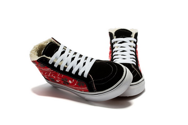 Vans High-Top Shoes Men Lined with fur--005